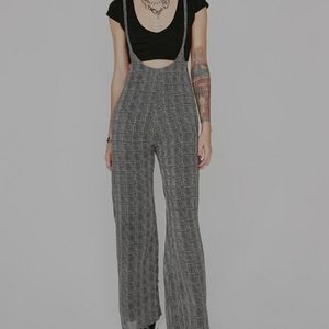 Dolls Kill • NWOT Plaid Got the Juice Jumpsuit
